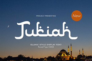 Tukiah - Arabic Font Style