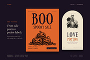 Moonbrew – Spooky Halloween Font, a Serif Font by Yolk Vibes (Thumbnail 4 of 6)