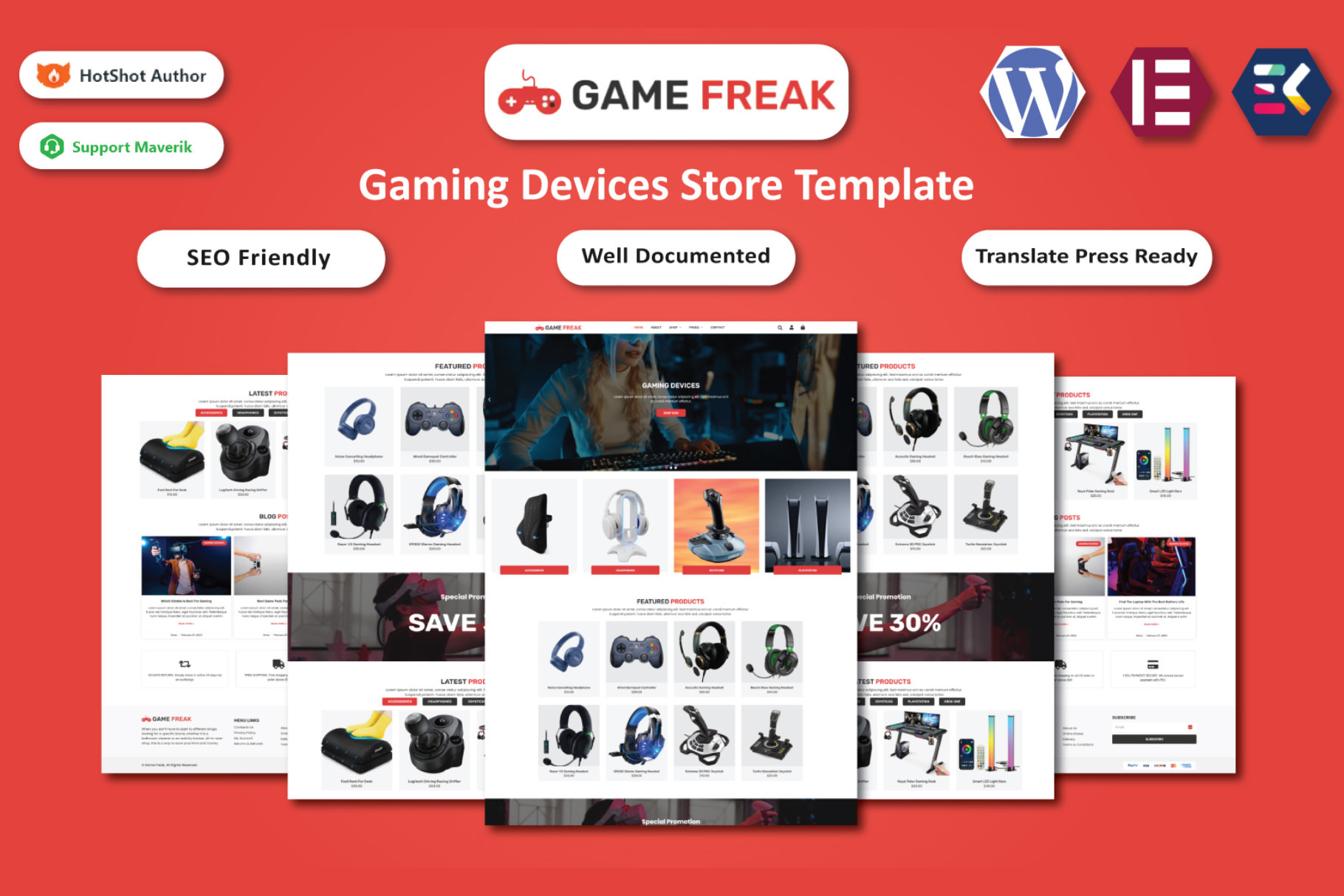 Gaming Devices  Accessories Store by Hasnaindev  Creative Market