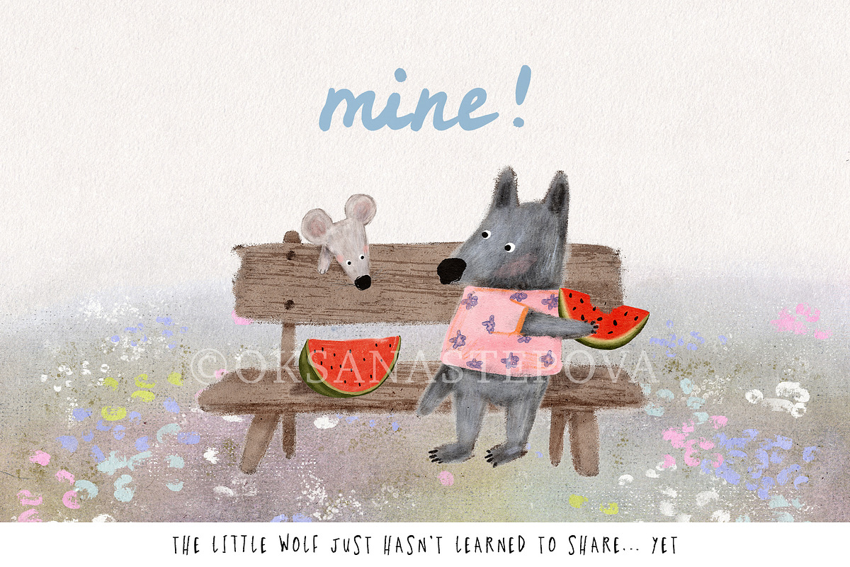 NOM NOM | 217+ elements, an Animal Illustration by Oksana Stepova (Photo 12 of 20)