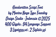 MN Havenhill - Handwritten Script, a Script Font by Mantra Naga (Thumbnail 2 of 15)