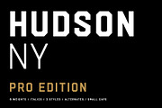Hudson NY - Pro Edition, a Sans Serif Font by Arkitype (Thumbnail 1 of 19)