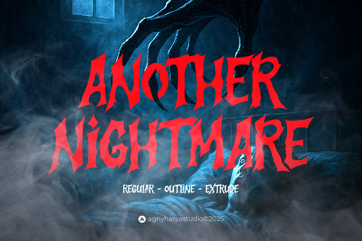 Another Nightmare, a Font by agnyhasyastudio (Photo 1 of 12)