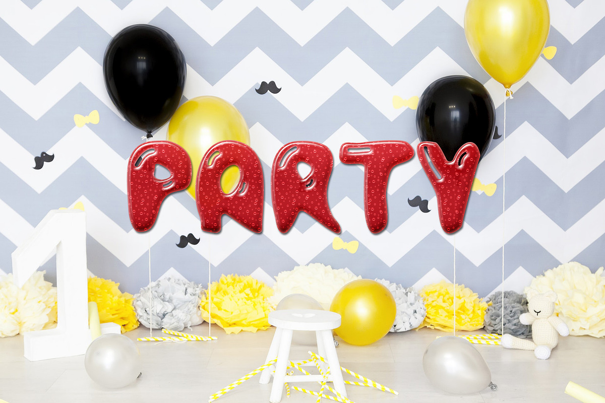 Bubble Letter Font, a Font by vladocar (Photo 11 of 12)