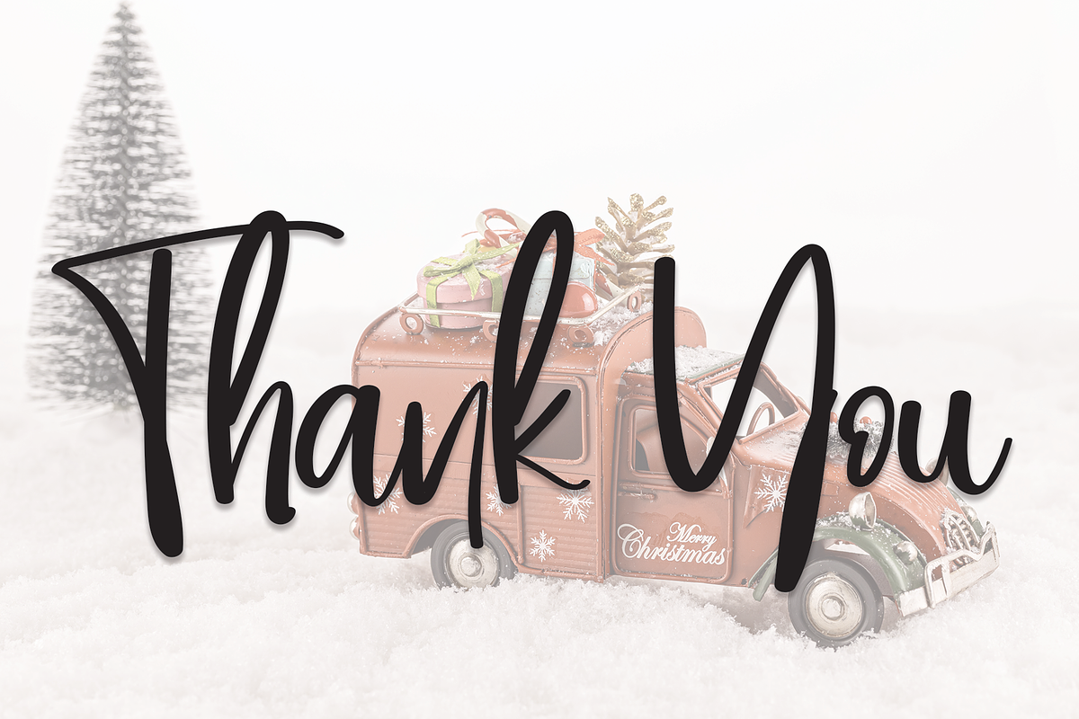 Merry And Bright | Script Font, a Script Font by Scratchones (Photo 5 of 8)