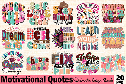 Motivation quotes sublimation Design, an Illustration by SVGArt