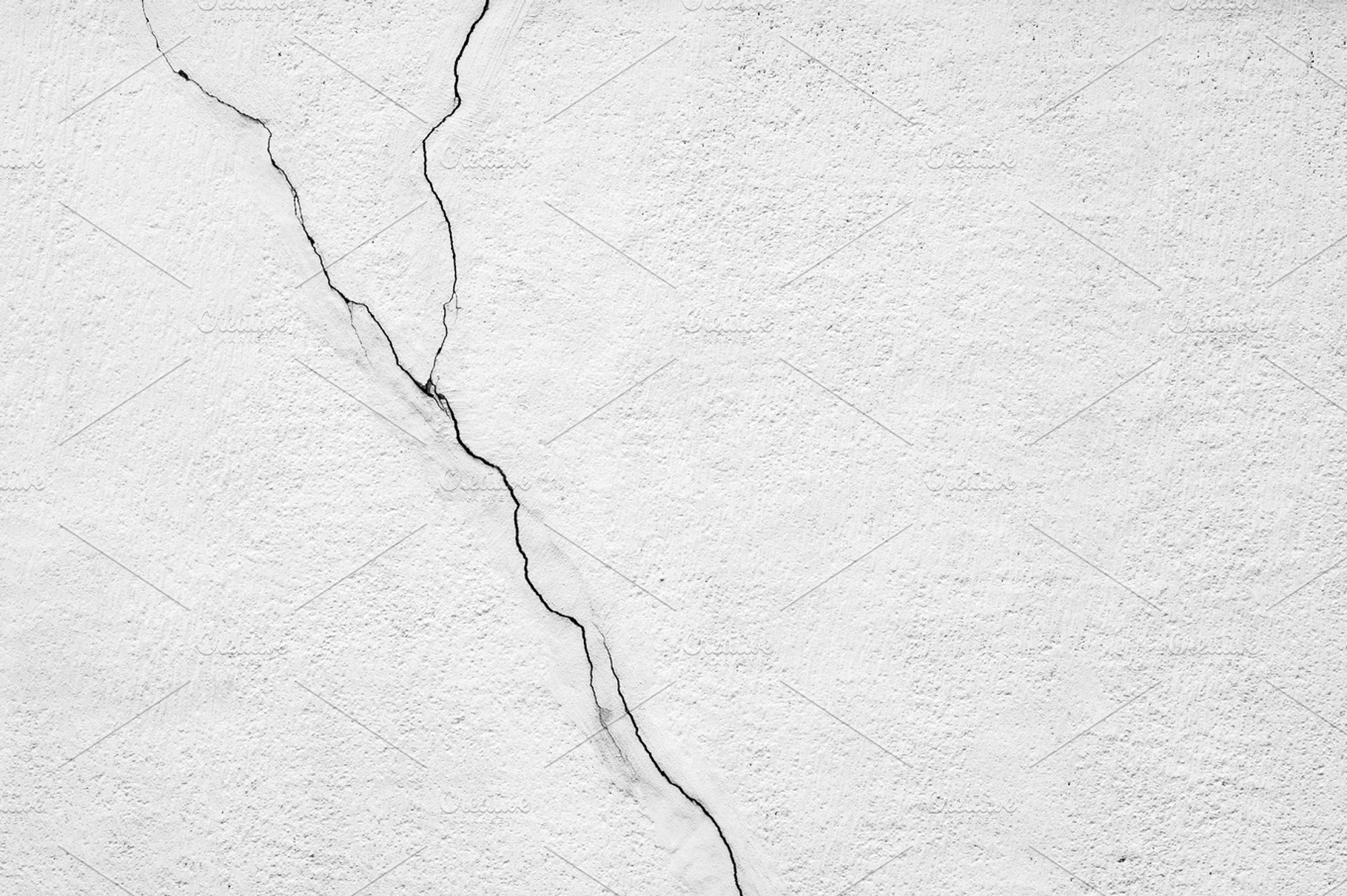 Old concrete cracked wall, an Abstract Photo by BOOCYS