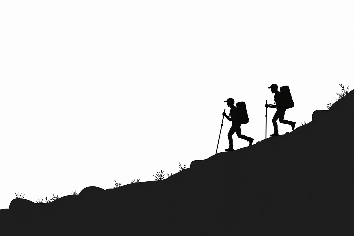 Adventure Trekking Vector Pack, an Illustration by musafir_fashion (Photo 3 of 21)