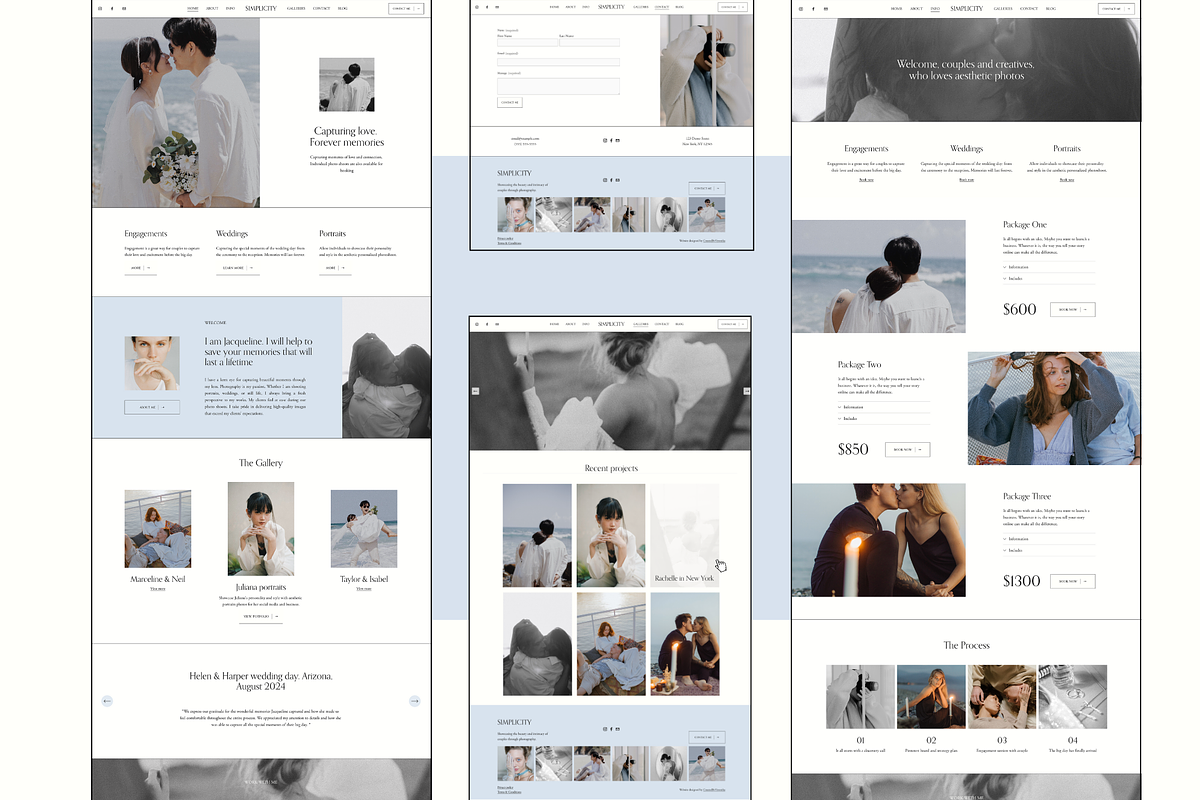 Photographer Squarespace Template, a Squarespace Template by Eden Origin Studio (Photo 3 of 11)