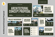 Architecture Concept Google Slides, a Presentation Template by Sixtemp (Thumbnail 1 of 3)