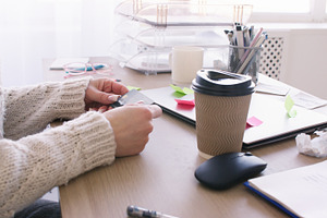 Online payment internet banking business female, a Person Photo by Photo Drive Studio