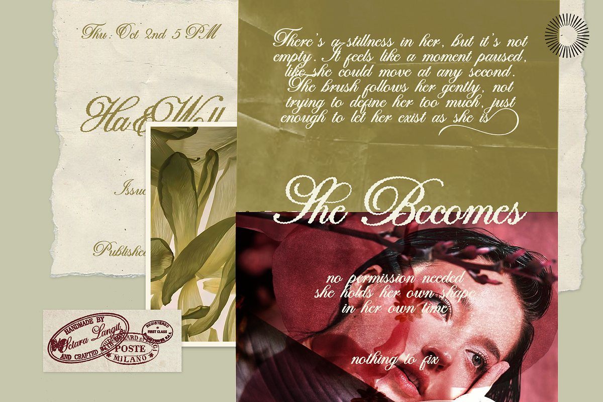 Buttery Puff - Endless Swash, a Script Font by Setara Langit CreativeStd (Photo 7 of 12)