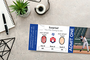 Baseball Ticket Canva Template PDF, a Card Template by Snapybiz (Thumbnail 2 of 10)