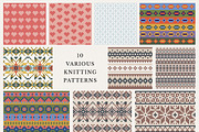 26 NORDIC KNITTING PATTERNS, a Pattern Graphic by Olga Begak Art & Design (Thumbnail 4 of 6)