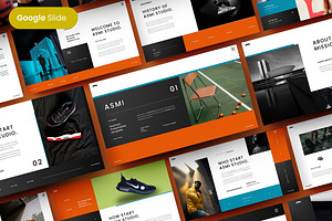 Asmi - Business Google Slide, a Presentation Template by Dens Creative Studio