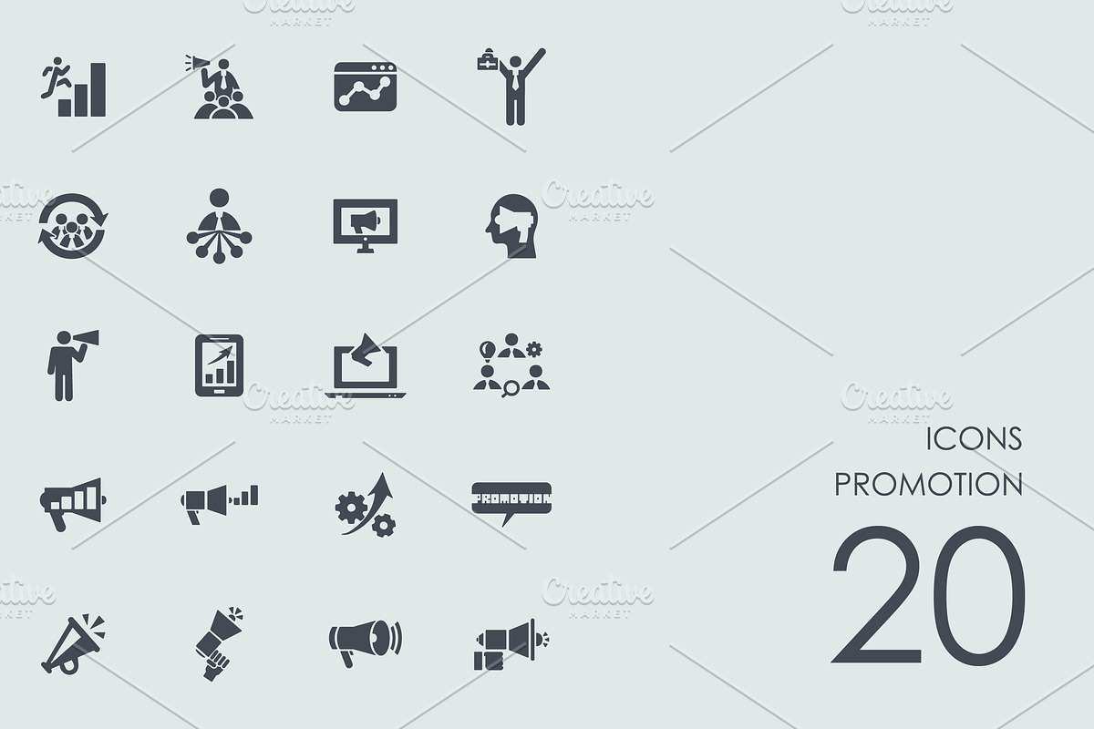 Promotion icons, an Icon by Palau