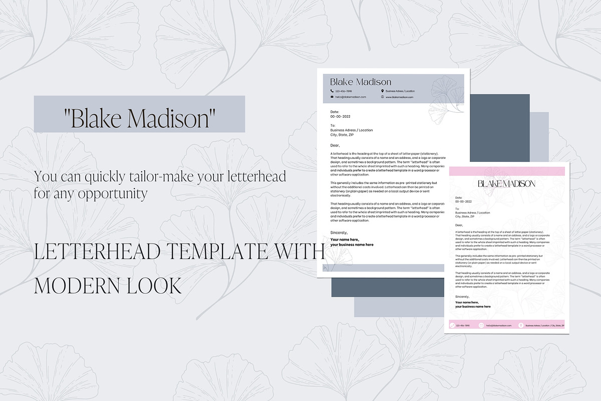 Canva DIY Brand Blake Madison, a Branding & Logo Template by Brand & Palms (Photo 12 of 17)