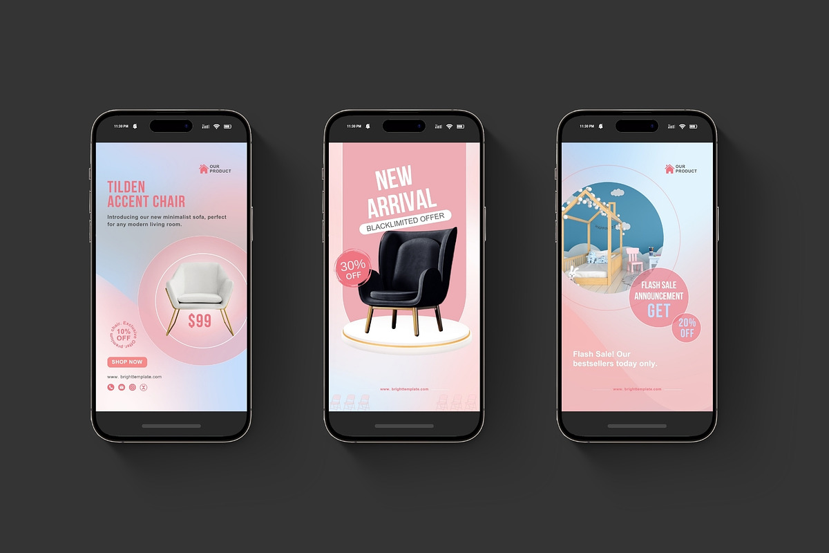 50 Animated Canva Instagram Stories, a Social Media Template by TheBrightGrap (Photo 3 of 10)