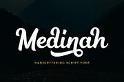 Medinah, a Script Font by trustha (Thumbnail 1 of 7)
