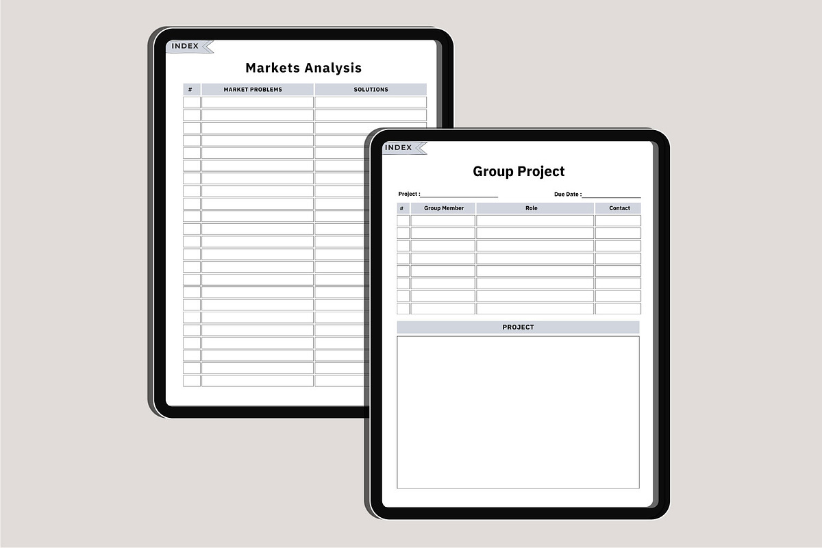 2025 Digital Business Workbook Canva, a Stationery Template by Designmela01 (Photo 6 of 8)