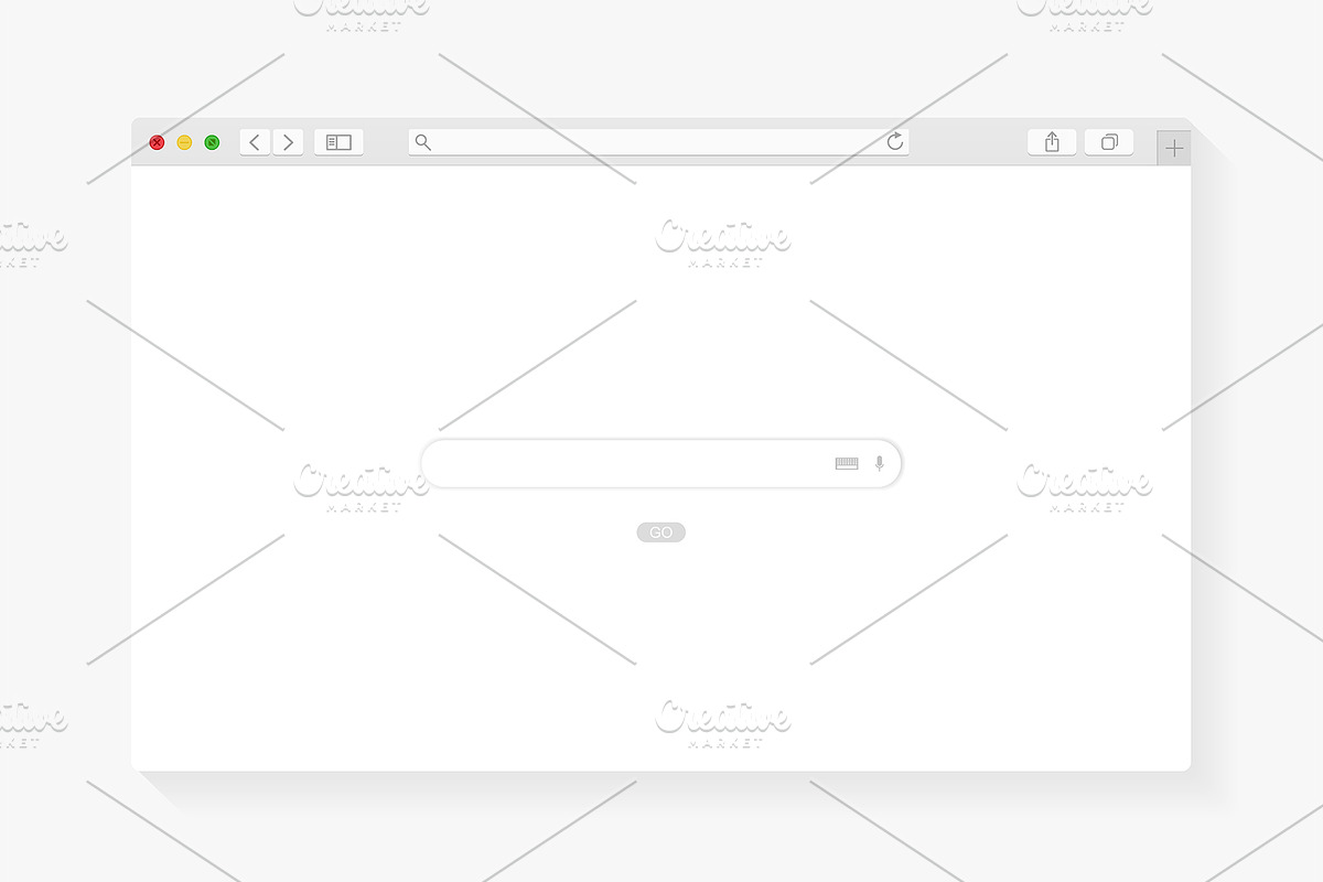 Modern browser window design, a Templates & Theme by PhotoVector