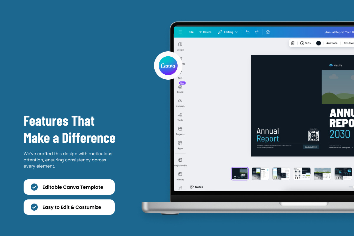SaaS Product Launch Annual Report preview 3