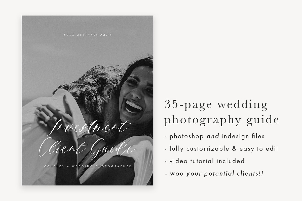 35-Page Wedding Photography Magazine, a Magazine Template by molly ho studio (Photo 1 of 8)