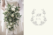 Hand drawn floral frames. Bundle., a Decorative Illustration by Designwork (Thumbnail 10 of 21)