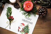Watercolor Christmas trucks, an Object Graphic by Ana-Sakuta (Thumbnail 9 of 19)