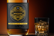 Vintage Whiskey Label Logo, a Branding & Logo Template by Shwet Art (Thumbnail 4 of 4)