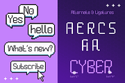 Superbit - Pixel Display Font, a Font by Pixesia Studio (Thumbnail 9 of 10)