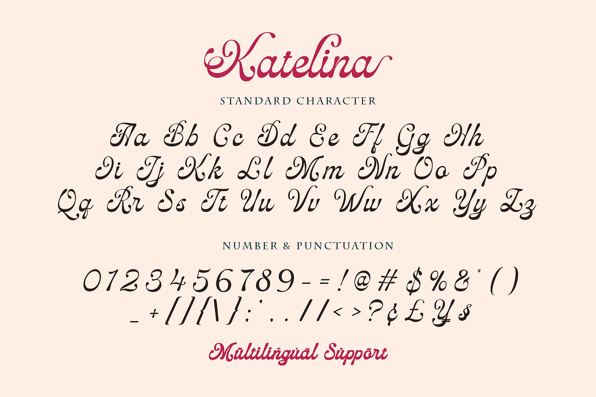 Katelina - Modern Casual Script Font, a Script Font by Pixesia Studio (Photo 17 of 17)