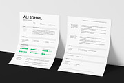 CV / Resume Template, a Resume Template by My design tools (Thumbnail 2 of 3)