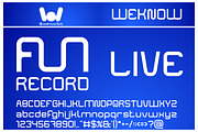 Funrecord Live font, a Font by weknow (Thumbnail 1 of 8)