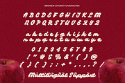 Broken Chunky - Bold Script Font, a Script Font by Afkari Studio (Thumbnail 8 of 10)