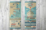Cruise Invitation Boarding Pass Set, an Invitation Template by Paul Lesser (Thumbnail 2 of 10)