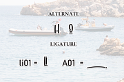 The Holiday | Script Font, a Script Font by Scratchones (Thumbnail 8 of 9)