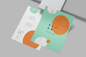 US Letter Size Flyer Mockups