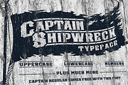 Captain Shipwreck Font, a Font by Alphabet Agency (Thumbnail 1 of 5)