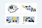 Creative Business Banners, a Person Illustration by PureSolution (Thumbnail 12 of 12)