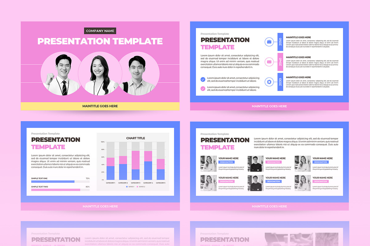 Business Plan PowerPoint Template, a Presentation Template by CreativeUP (Photo 5 of 6)