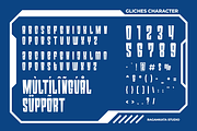 Gliches - Display Condensed Font, a Sans Serif Font by RagamKata (Thumbnail 9 of 10)