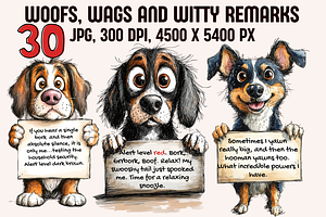 Woof, Wags and Witty Remarks