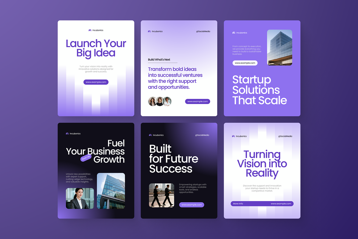Startup Promotion Instagram Post, a Social Media Template by Annora Studio (Photo 2 of 6)