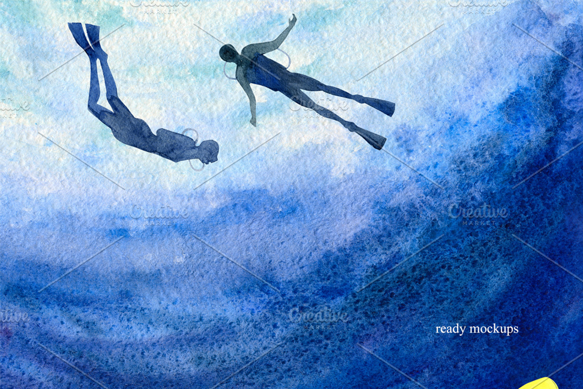Watercolor kit - Under the Sea, an Animal Illustration by Elegantia (Photo 8 of 12)