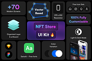NFT Store UI Kit, an App Template by Trung (Thumbnail 5 of 6)