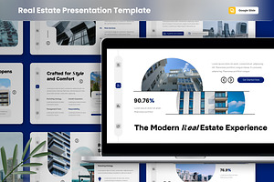 Modern Real Estate Google Slides, a Presentation Template by MtvtdArt