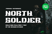 North Soldier Sport & Military Font, a Sans Serif Font by QR Design Studio (Thumbnail 1 of 8)
