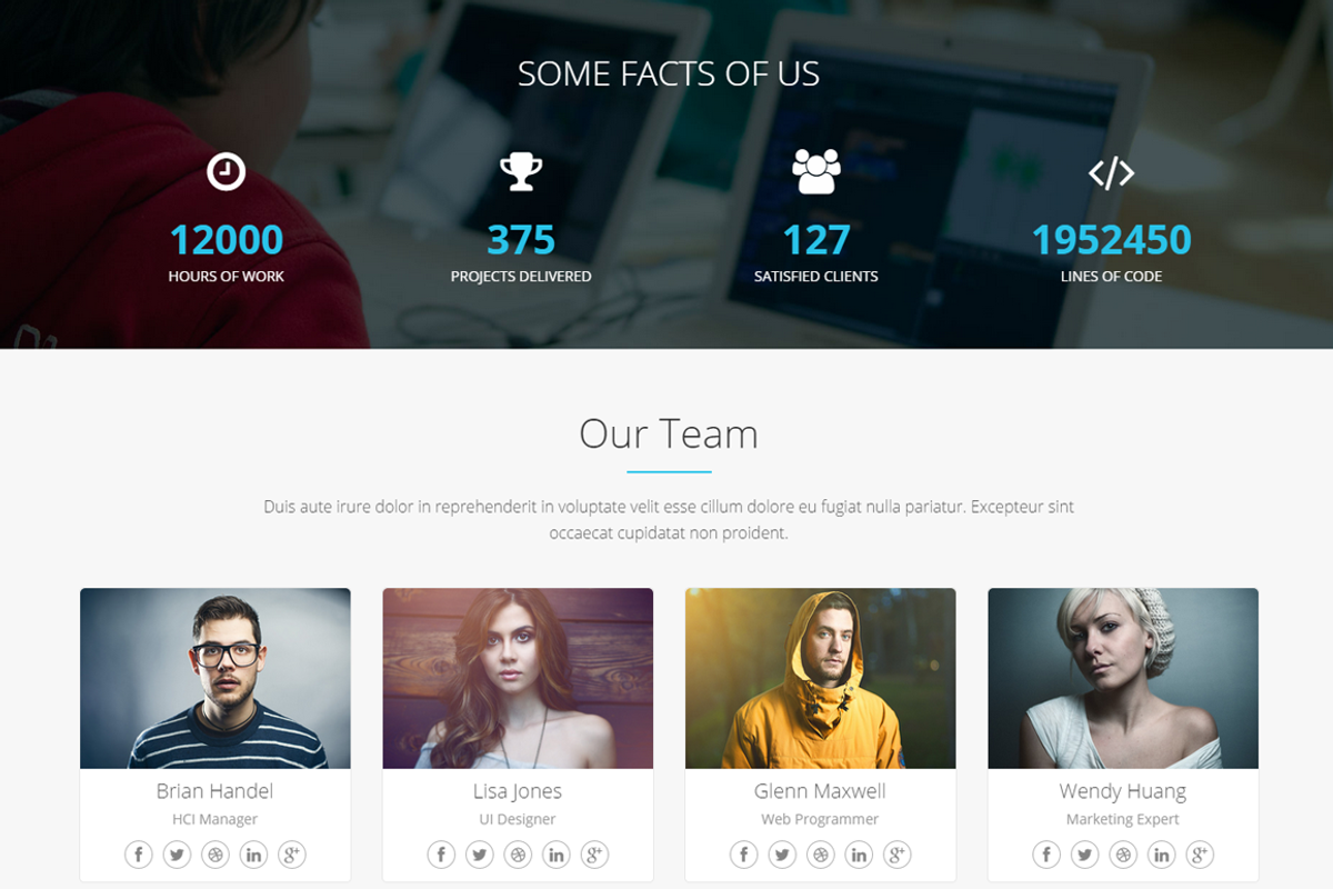 Eureka - One Page WordPress Theme, a WordPress Template by Gentil Studio (Photo 3 of 4)