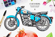 PleinAir Watercolor Photo Effect Kit, a Plug-in Add-On by Drifter Studio PrintShop (Thumbnail 6 of 10)